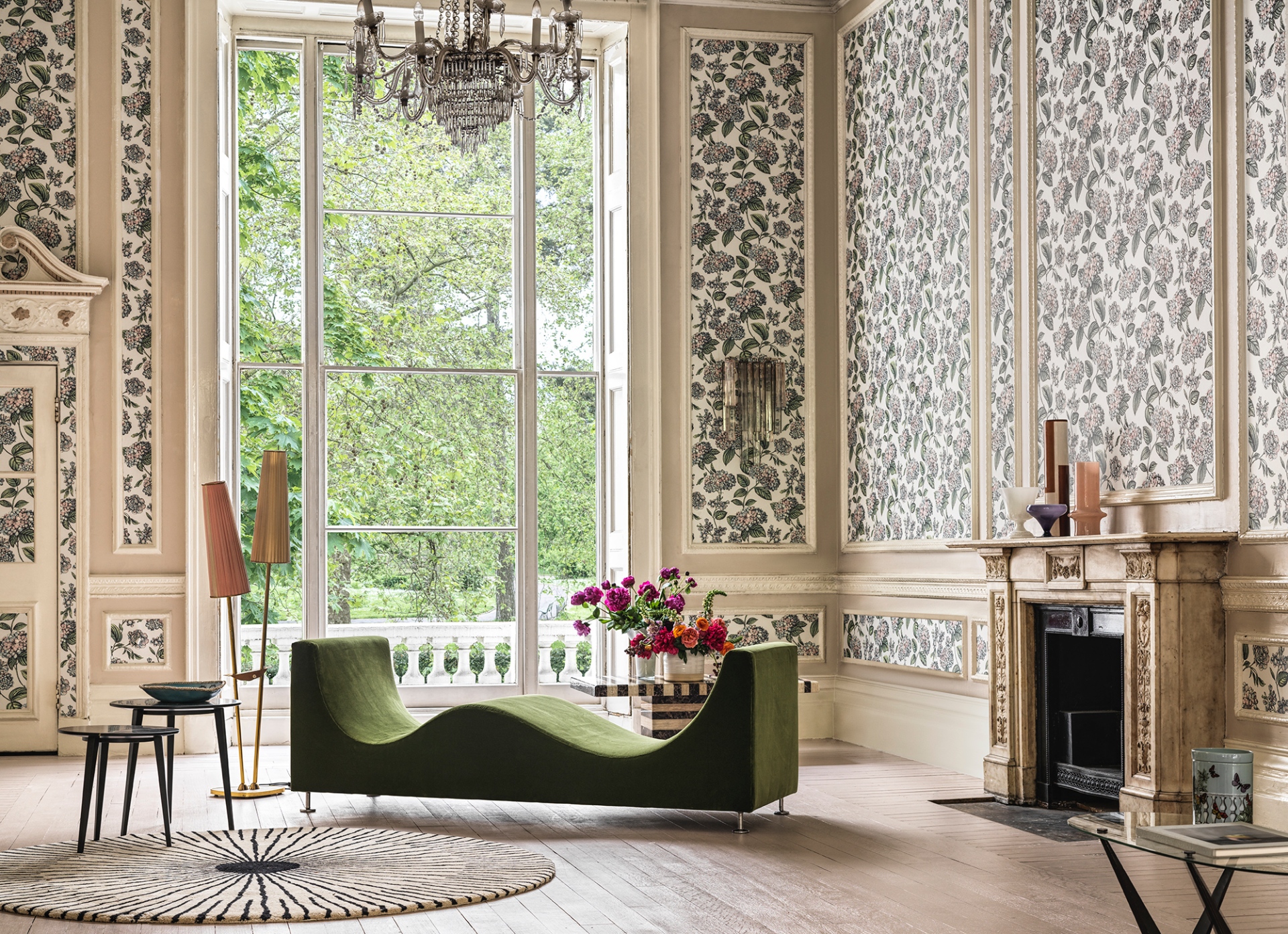 Fornasetti wallpapers in collaboration with Cole & Son