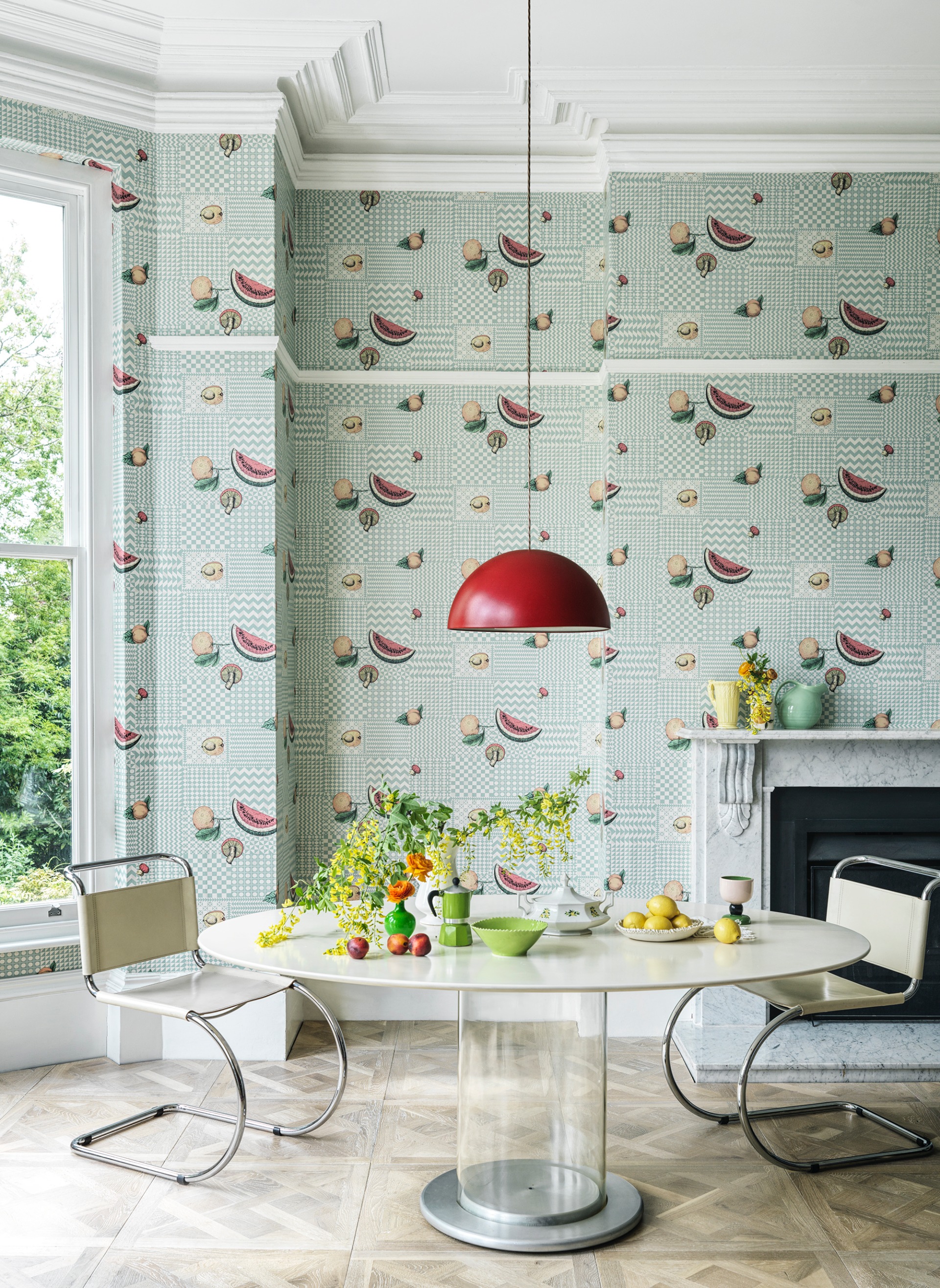 Fornasetti wallpapers in collaboration with Cole & Son