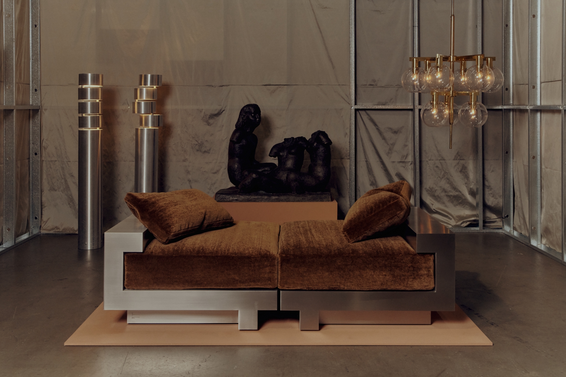 Exquisitely crafted collectible design pieces and bespoke furniture on display