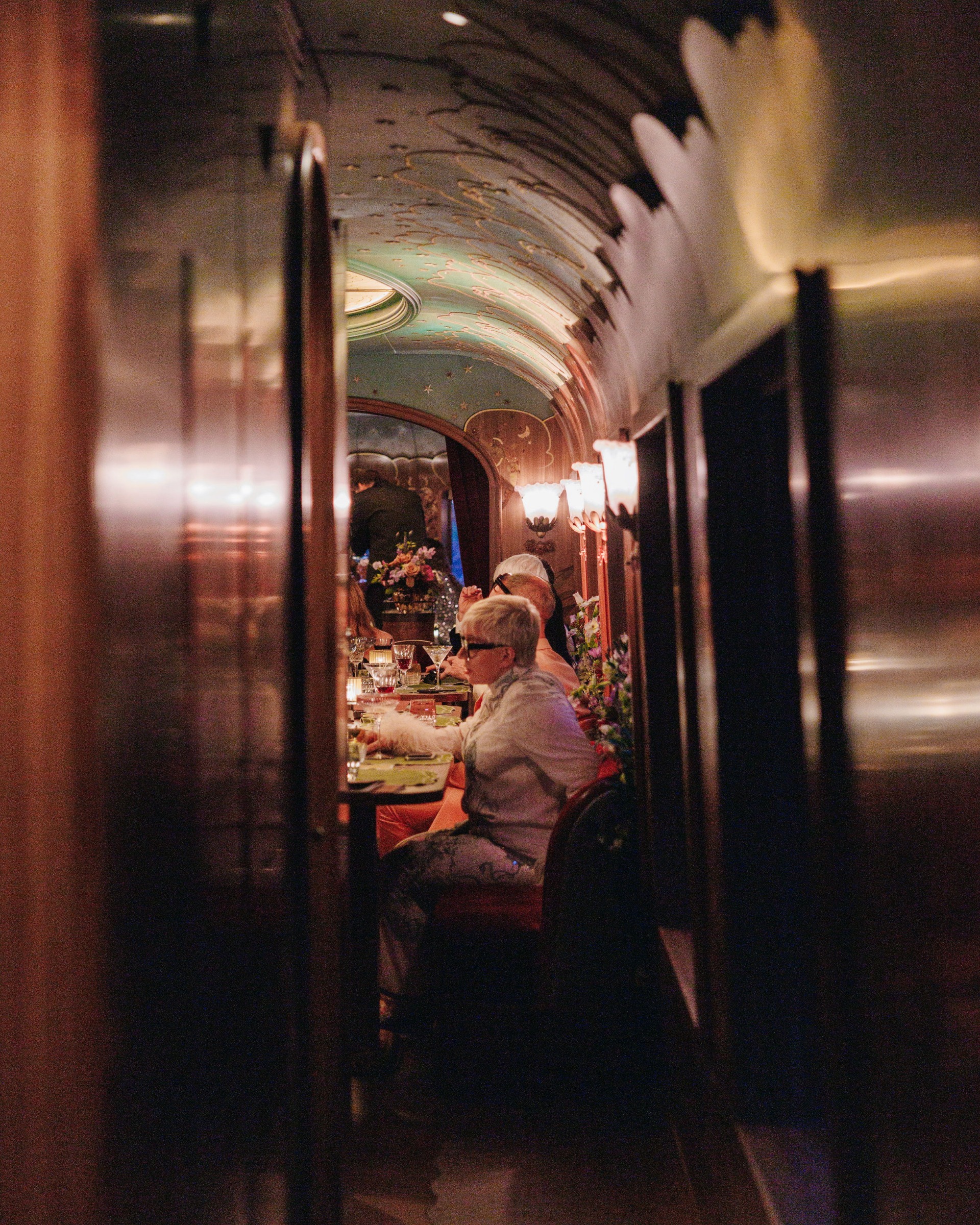 Passengers boarding the historic Belmond British Pullman for a Sunday lunch journey