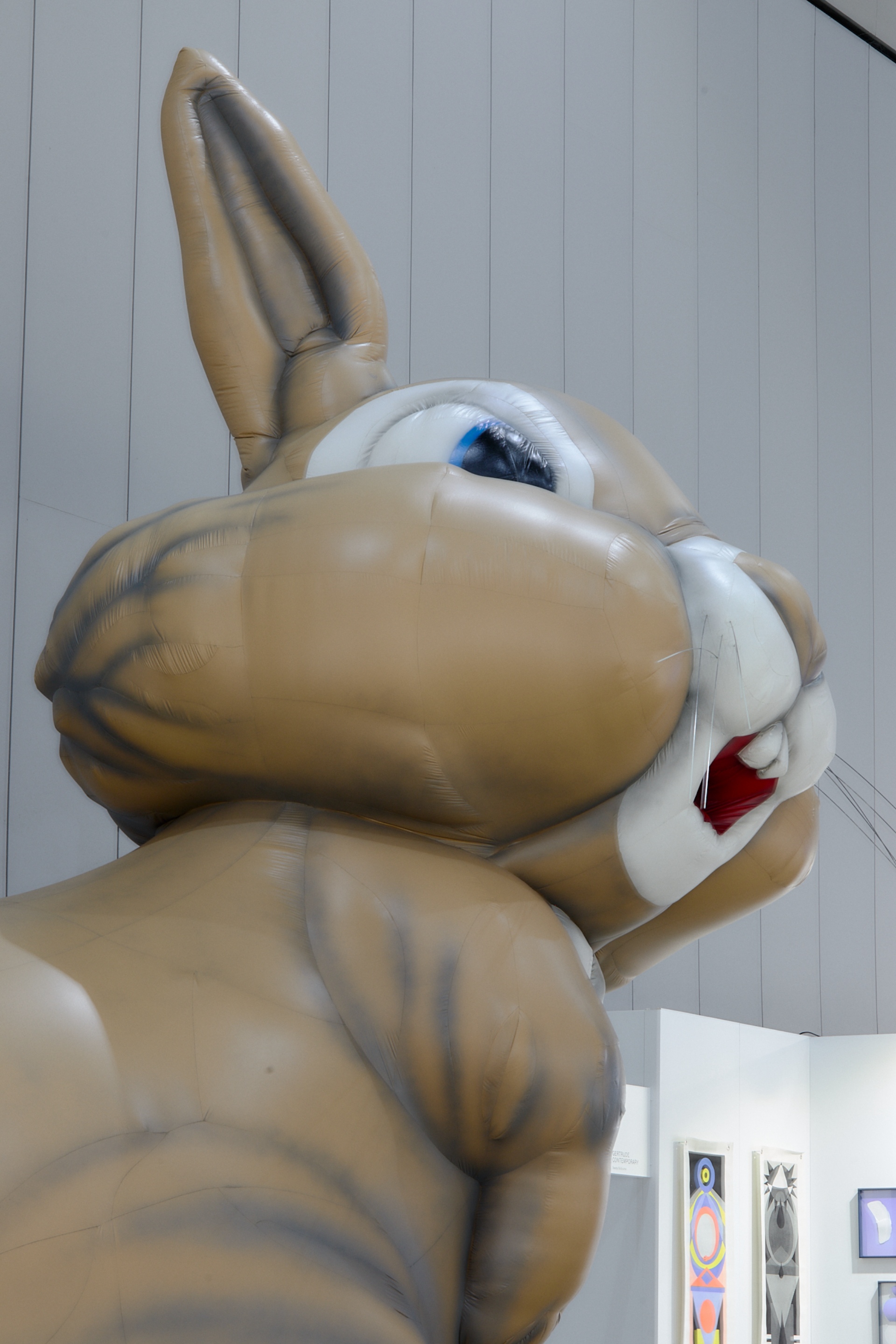 A striking large-scale contemporary art installation drawing curious gazes at the exhibition